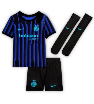 Inter Milan Davide Frattesi #16 Hjemmebanetrøje Børn 2025-26 Kortærmet (+ Korte bukser)